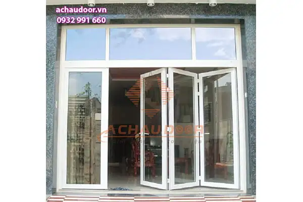Cửa Đi Xếp Trượt 4 Cánh Nhôm Xingfa