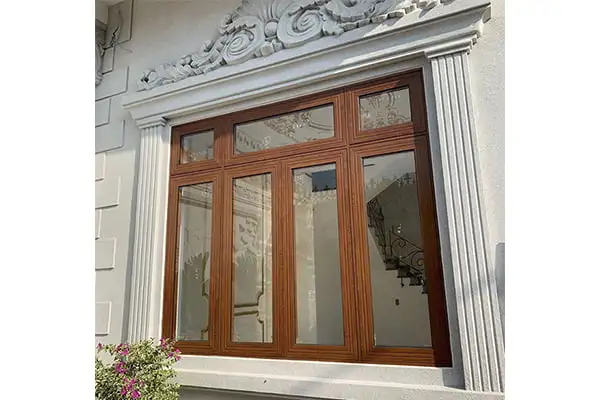Cửa sổ mở quay 4 cánh nhôm Xingfa