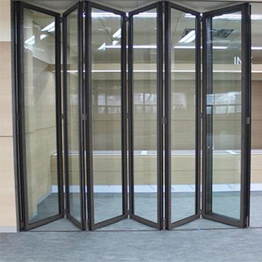 Cửa đi mở xếp trượt 6 cánh nhôm Xingfa