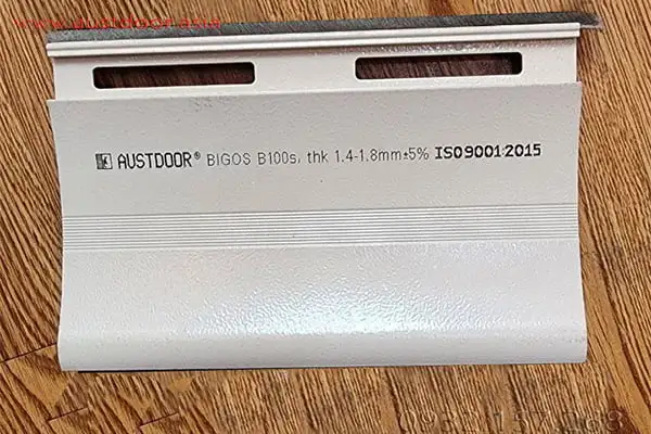 Cửa cuốn Đức Austdoor nan nhôm Bigos B100s