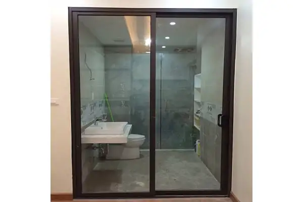 Cửa đi mở trượt nhôm Xingfa 2 cánh