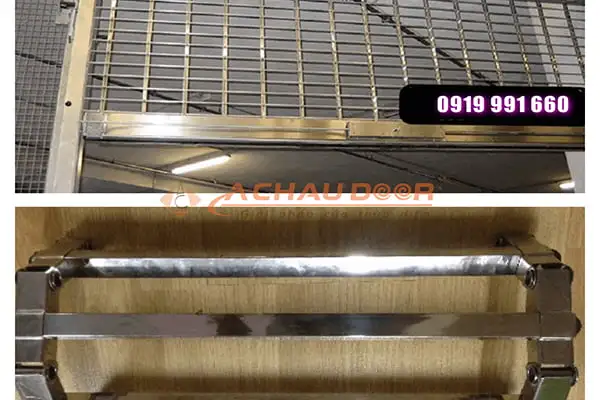 Cửa cuốn khớp vuông inox 304 (13×26)