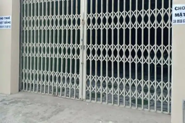 Cửa kéo Đài Loan tôn mạ màu không lá U 8 Zem