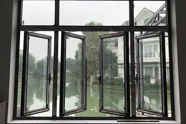 Cửa sổ mở quay 4 cánh nhôm XingfaWindow