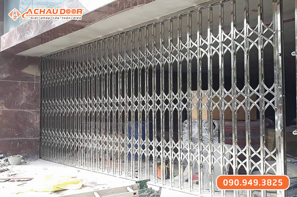 Cửa Kéo Inox 304 Không Lá U 1 Ly