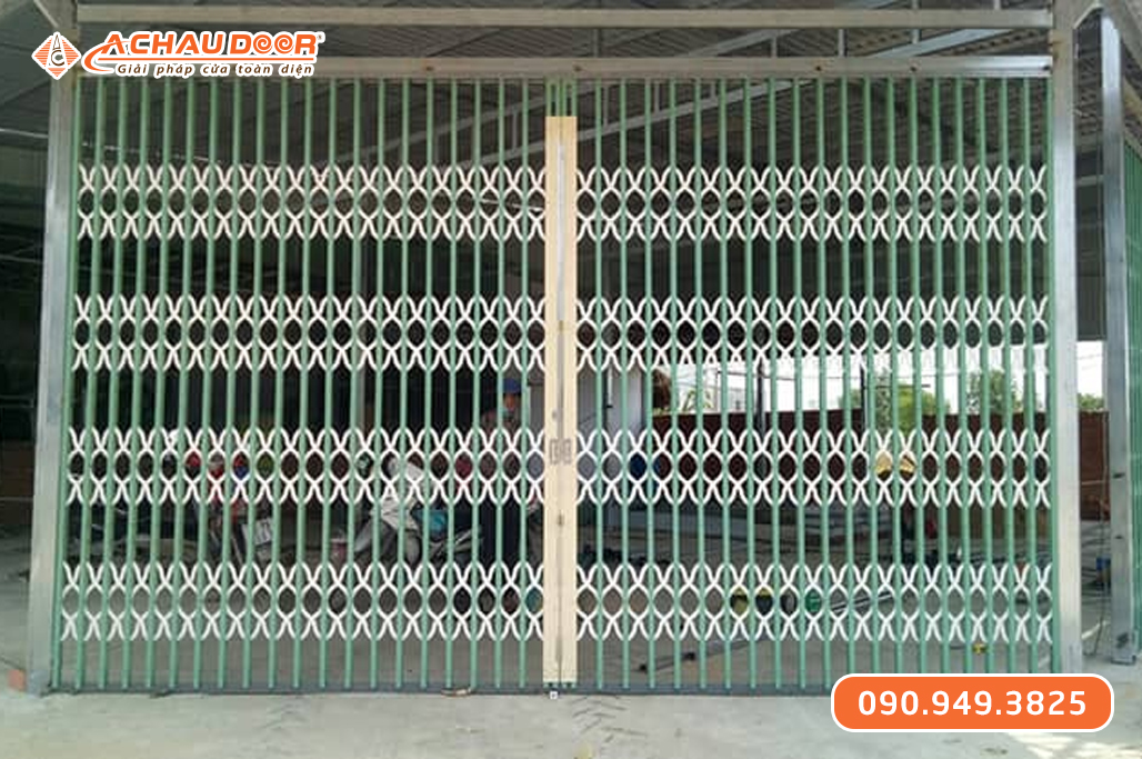 Cửa Kéo Đài Loan Tôn Mạ Màu Không Lá U 1 Ly