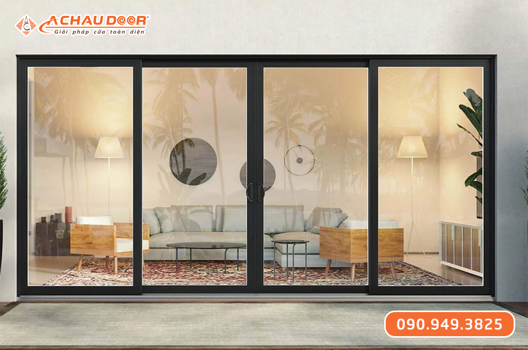 Cửa Đi Lùa 4 Cánh Nhôm XingfaWindow
