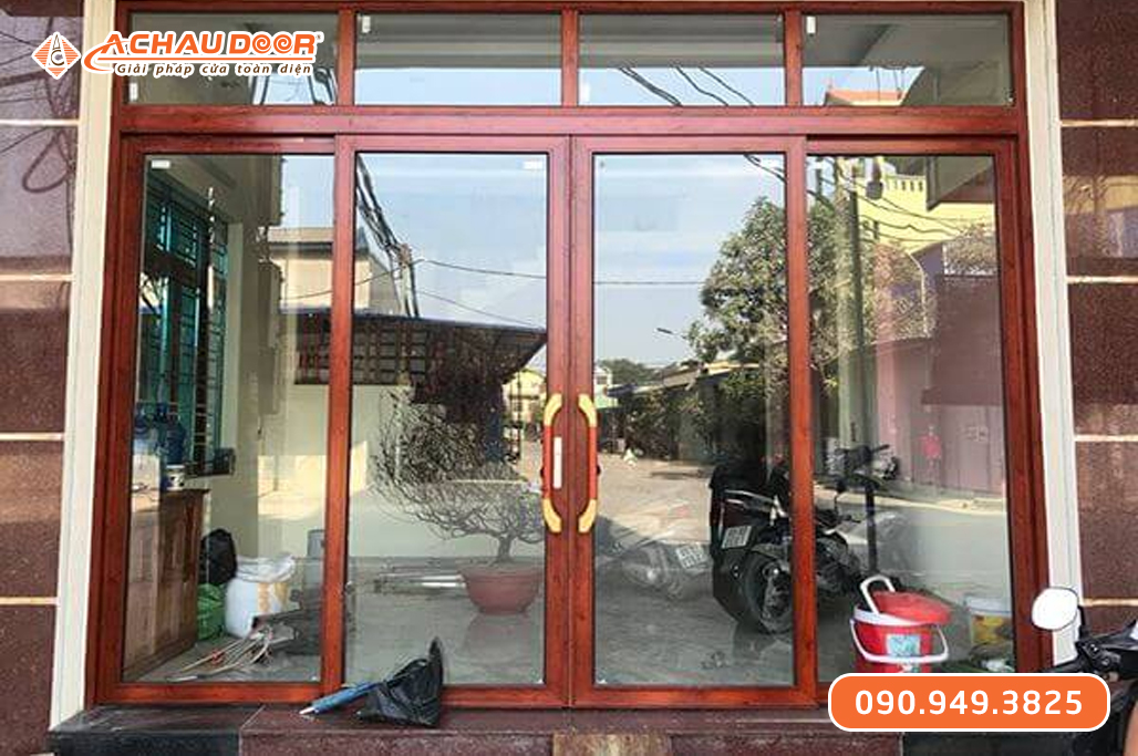 Cửa Trượt Quay Nhôm Kính Aluvina
