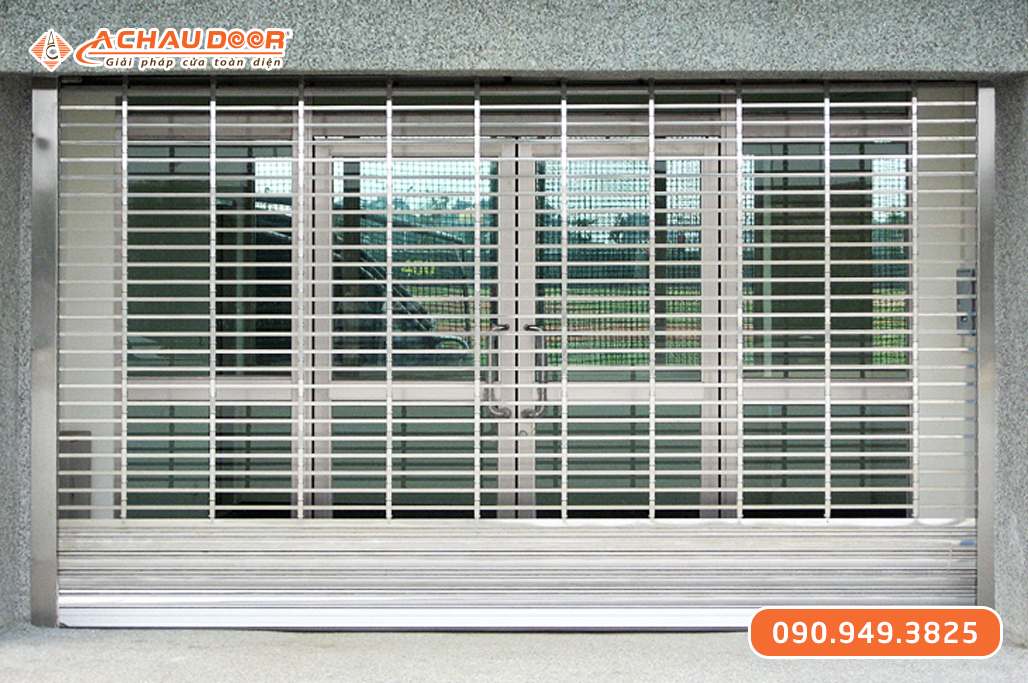 Cửa Cuốn Khớp Vuông Inox 304