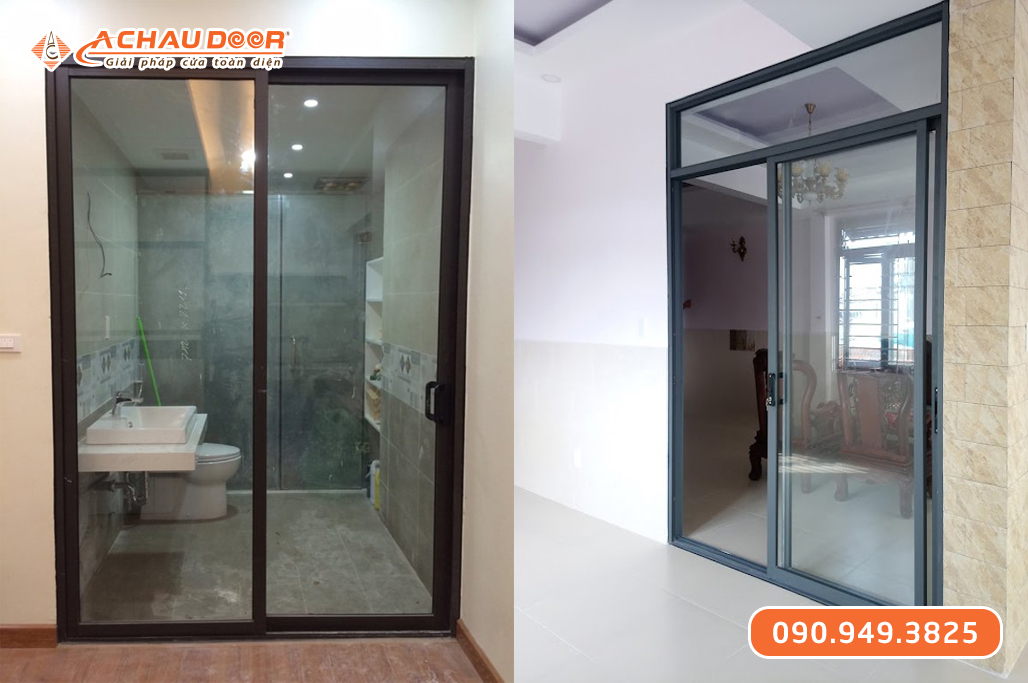 Cửa Đi Mở Trượt Nhôm Xingfa 2 Cánh