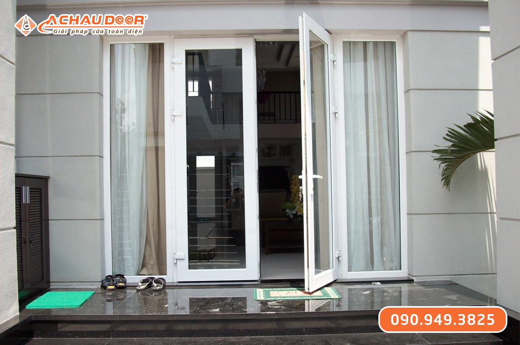 Cửa Đi Mở Quay 2 Cánh Nhôm Xingfa Nhập Khẩu