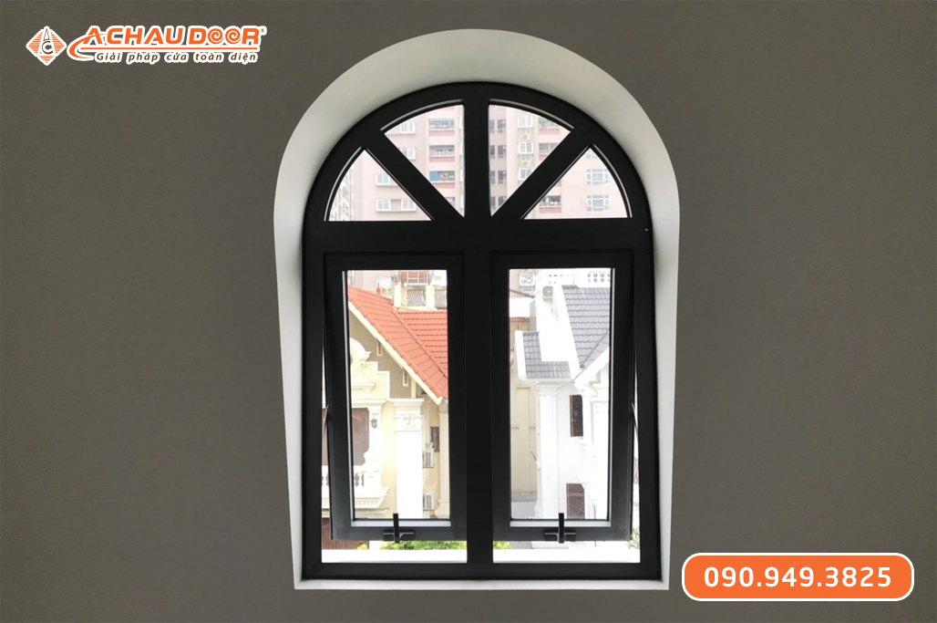 Cửa Sổ Mở Hất 2 Cánh Nhôm Xingfa Nhập Khẩu