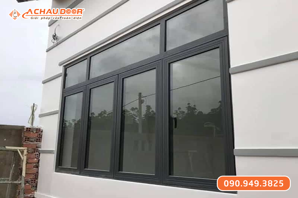 Cửa sổ mở lùa 4 cánh nhôm Xingfa
