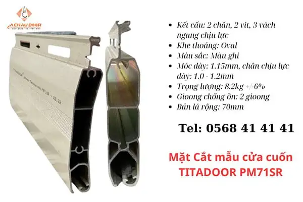 Cửa Cuốn Đức Titadoor PM71SR
