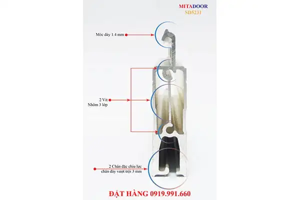 Cửa cuốn Đức Mitadoor SD5231