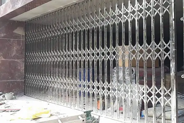 Cửa kéo Inox 304 không lá U 1 ly