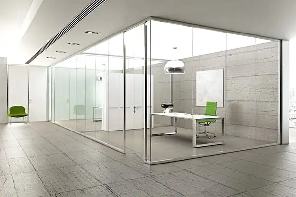 Cửa Nhôm Kính Cường Lực 10 Ly Mở 1 Cánh