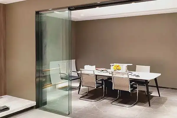 Cửa Nhôm Kính Cường Lực 3 Cánh Lùa
