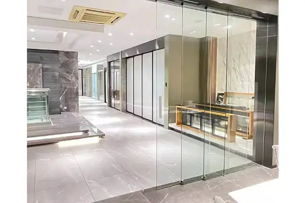Cửa Nhôm Kính Cường Lực 3 Cánh Lùa