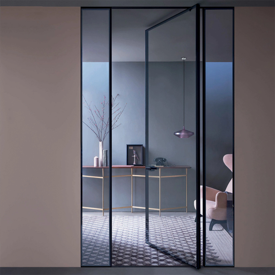 Cửa Nhôm Slim 1 Cánh Mở Quay