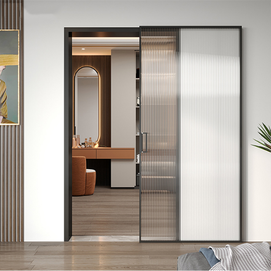 Cửa Trượt Slim 1 Cánh Không Ray Dưới