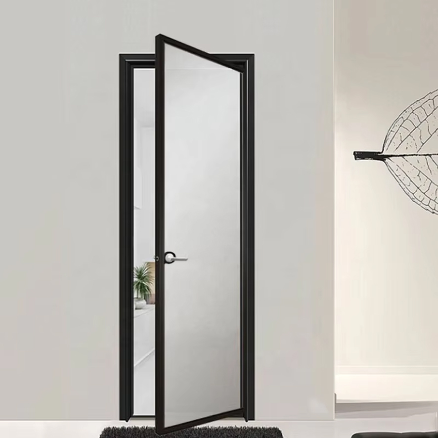 Cửa Nhôm Kính Cường Lực 10 Ly Mở 1 Cánh