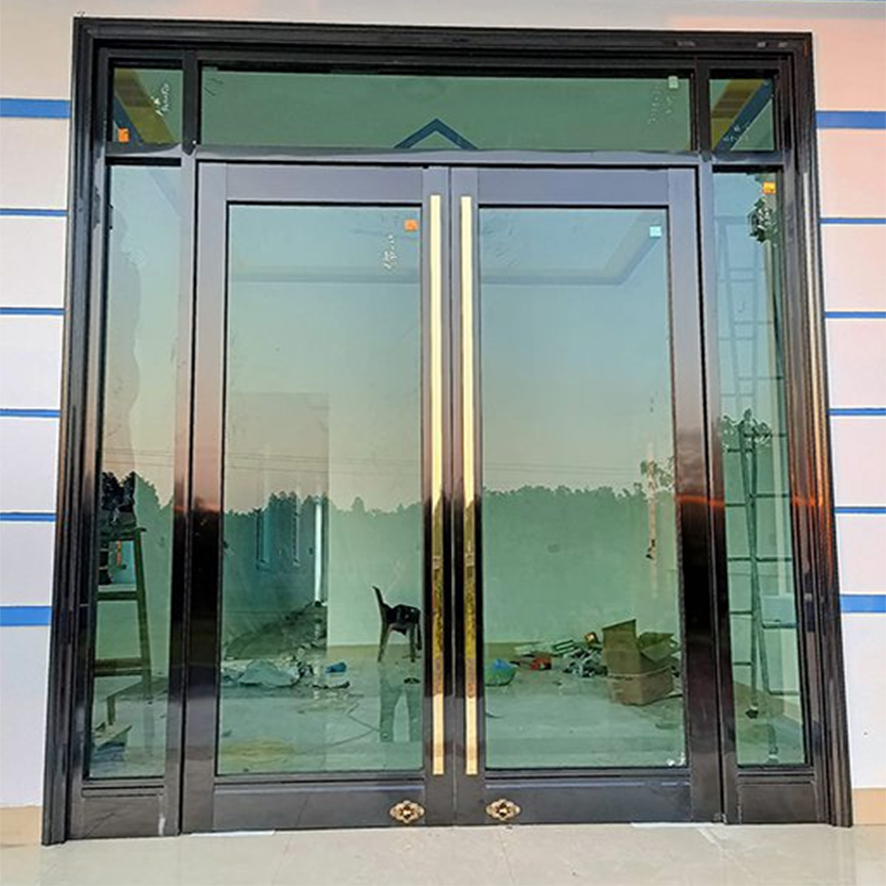 Cửa Nhôm Kính Cường Lực 2 Cánh
