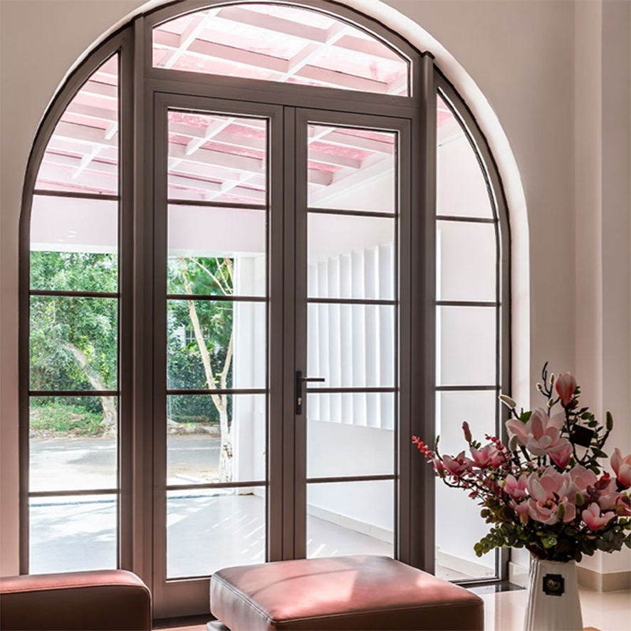 Cửa Đi Mở Quay 2 Cánh Nhôm JMA Hệ 55
