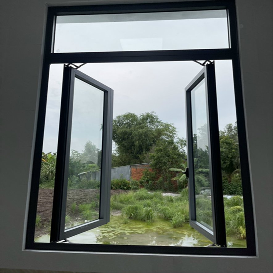 Cửa Sổ Mở Quay 2 Cánh Nhôm JMA Hệ 55