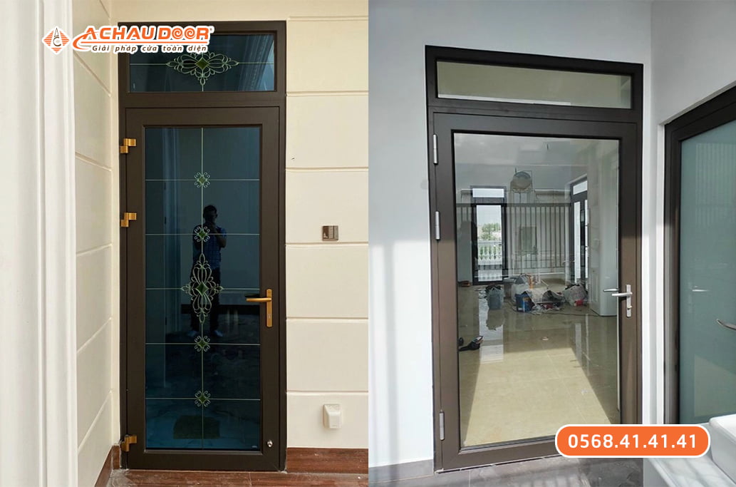 Cửa Đi 1 Cánh Mở Nhôm Maxpro Hệ 83