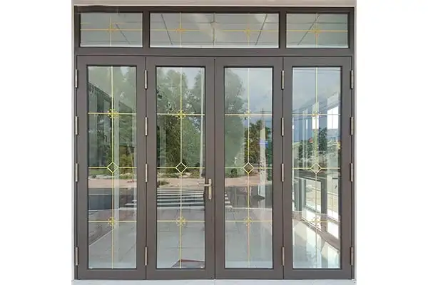 Cửa đi 4 cánh nhôm Maxpro hệ 55