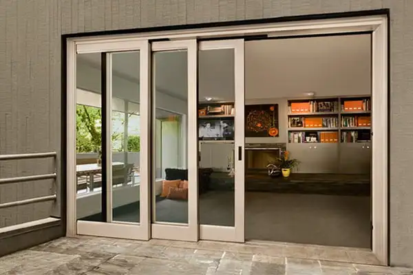 Cửa đi lùa 3 cánh nhôm Maxpro hệ 115