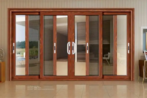 Cửa Đi Lùa Trượt 6 Cánh Nhôm JMA Hệ 55