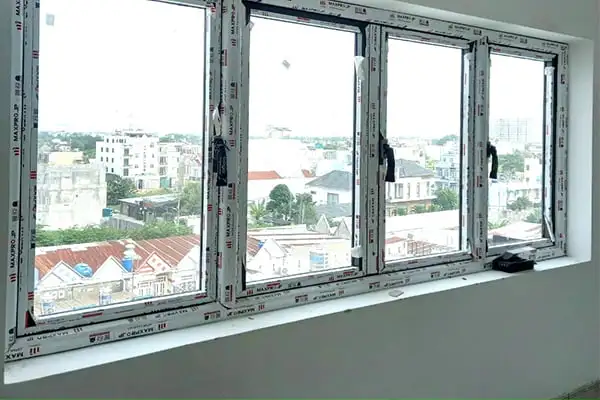 Cửa sổ 4 cánh nhôm Maxpro hệ 83