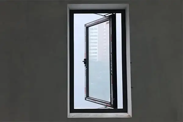 Cửa sổ mở quay 1 cánh nhôm Maxpro hệ 65