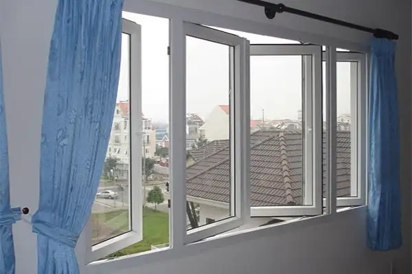 Cửa sổ mở quay 4 cánh nhôm JMA hệ 55