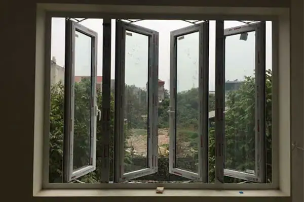 Cửa sổ mở quay 4 cánh nhôm JMA hệ 55