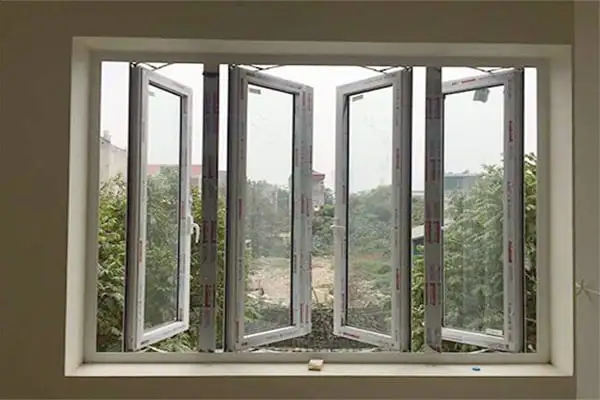 Cửa sổ quay lật 4 cánh nhôm JMA hệ 55