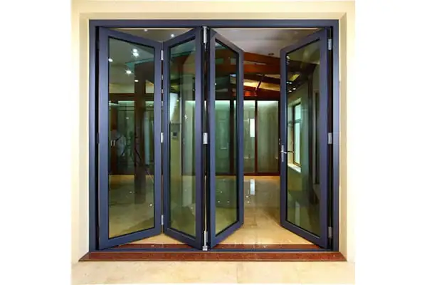 Cửa xếp trượt 4 cánh nhôm JMA hệ 55
