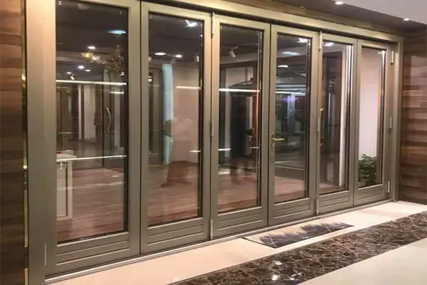 Cửa Xếp Trượt 6 Cánh Nhôm JMA Hệ 55
