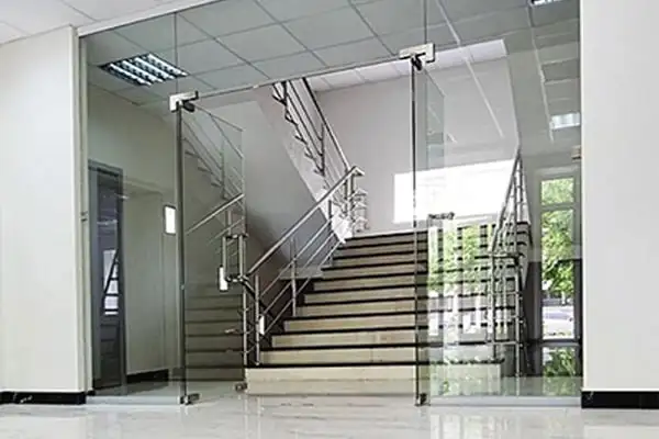 Cửa Nhôm Kính Cường Lực 2 Cánh