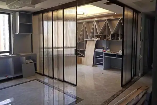 Cửa Nhôm Slim Lùa Nối Góc 90 Độ