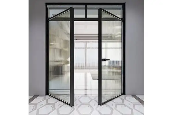 Cửa Nhôm Slim Mở Quay 2 Cánh