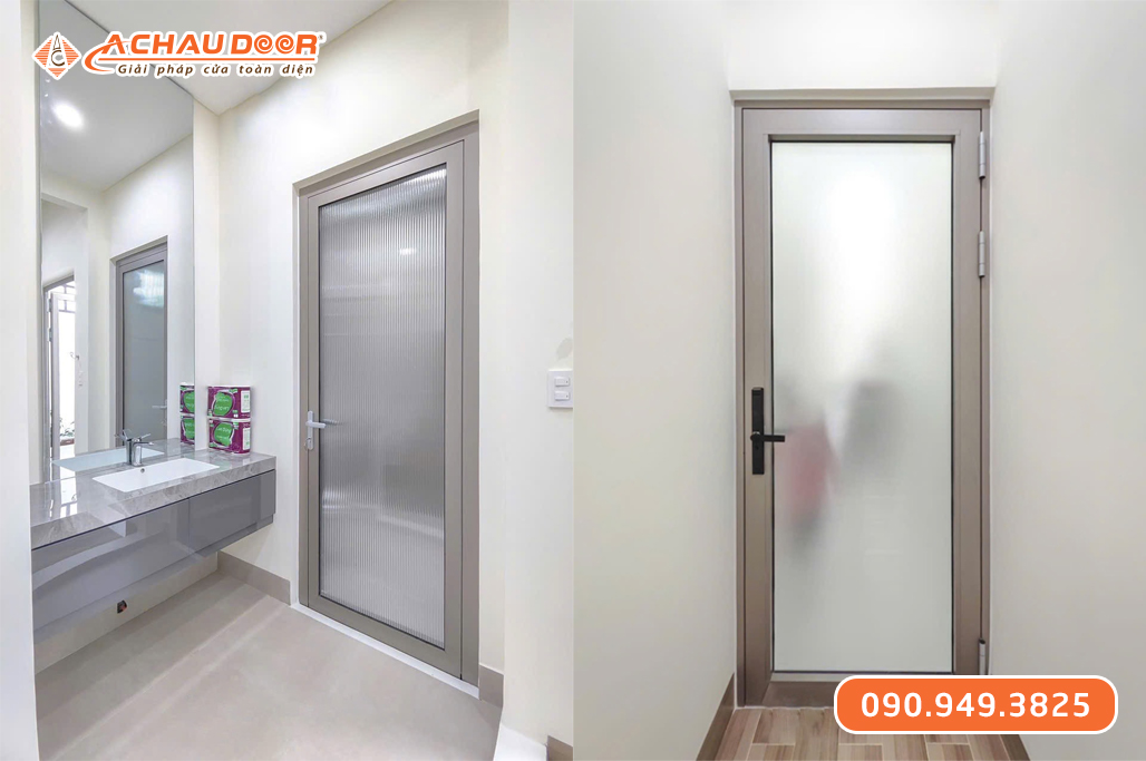 Cửa Đi 1 Cánh Mở Nhôm Maxpro Hệ 83