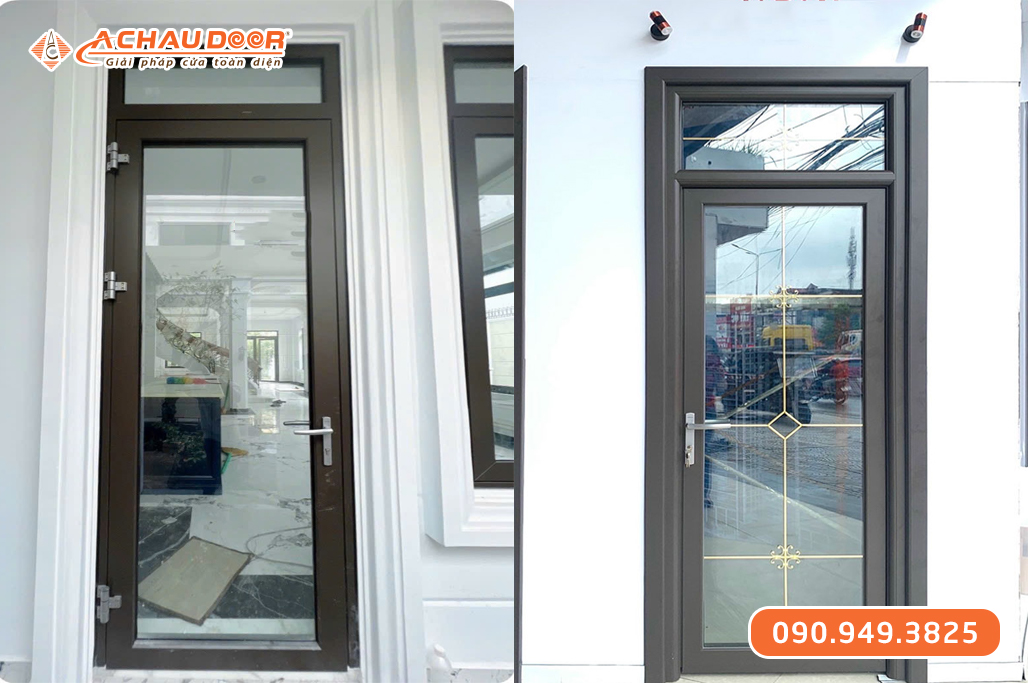 Cửa Đi 1 Cánh Mở Quay Nhôm Maxpro JP Hệ 58