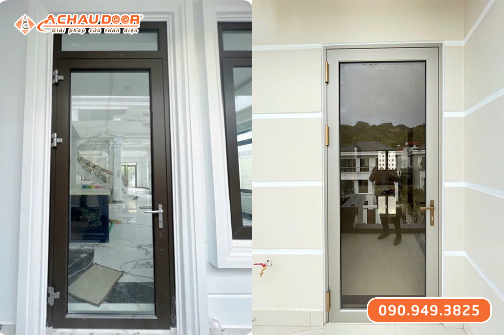 Cửa Đi 1 Cánh Mở Quay Nhôm Maxpro JP Hệ 65