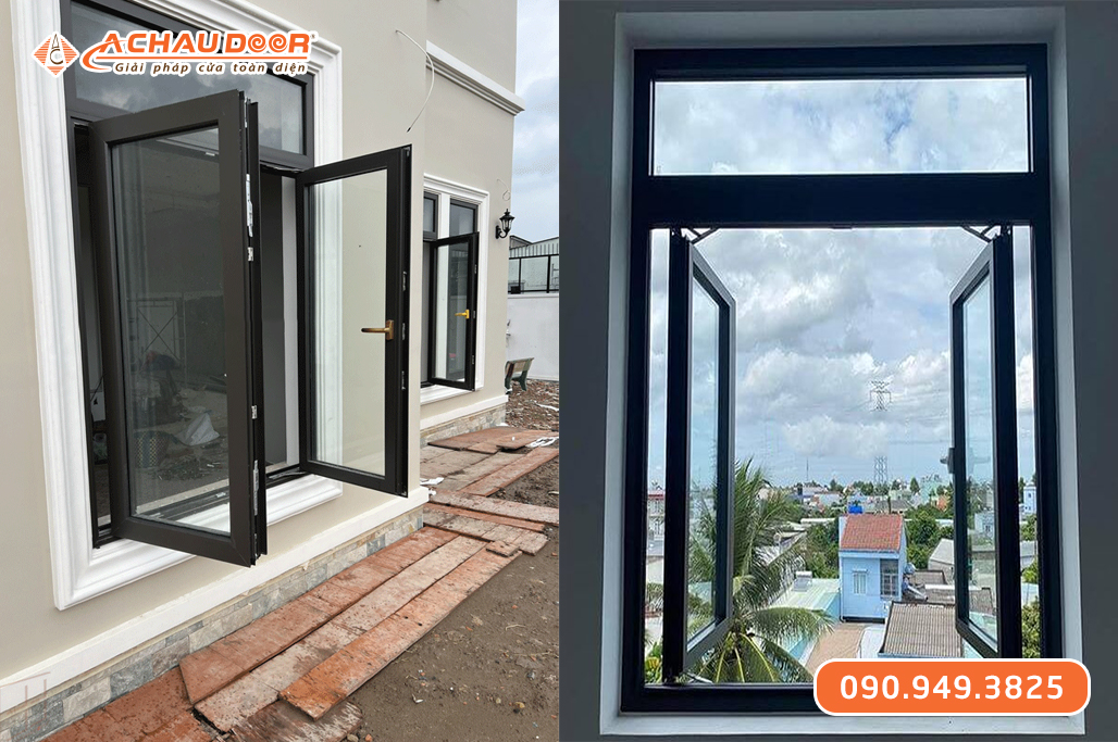Cửa Sổ 2 Cánh Nhôm Maxpro Hệ 83