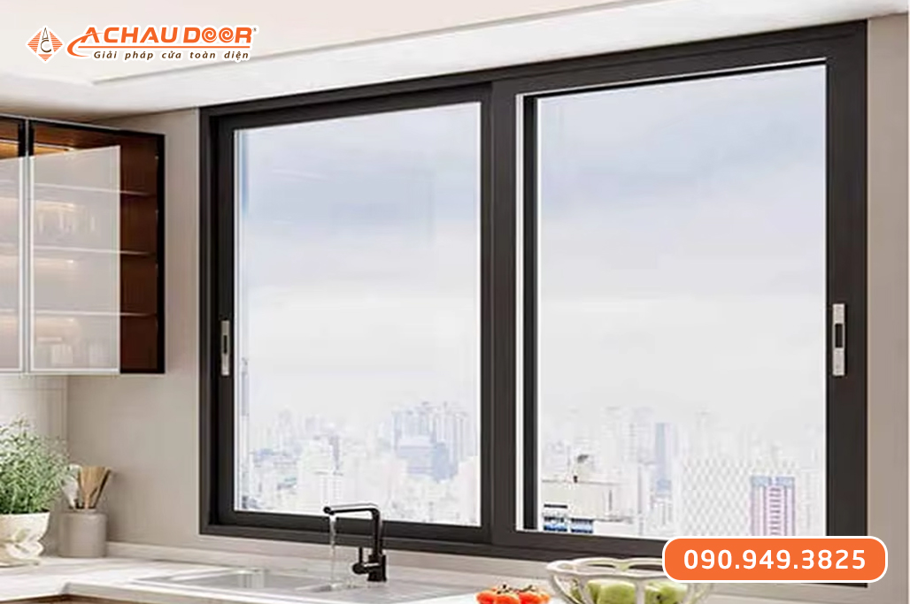 Cửa Sổ Lùa 2 Cánh Nhôm Maxpro Hệ 83