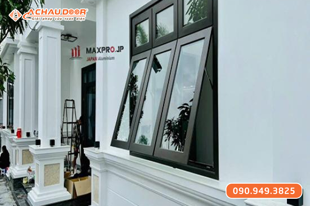 Cửa Sổ Mở Hất Nhôm Maxpro Hệ 58
