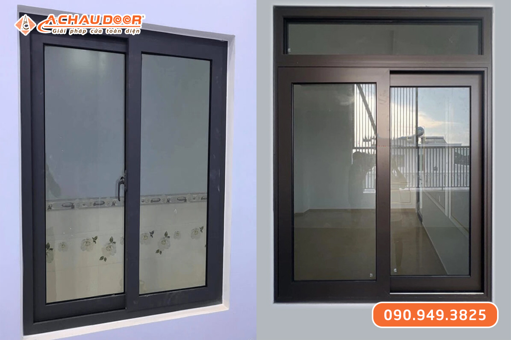 Cửa Sổ Mở Lùa 2 Cánh Nhôm Maxpro Hệ 65